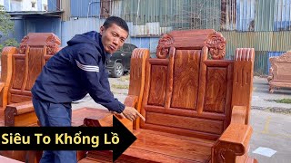 Đứng Hình Trước Bộ Bàn Ghế Siêu Âu Á Siêu To Khổng Lồ Của Anh Khách Trong Nam  Đồ Gỗ Thắng Tài Lộc [upl. by Cima101]