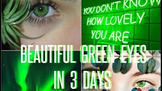 Beautiful Rare Exotic Green Eyes  Subliminal Affirmations [upl. by Shaylyn]