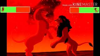 Simba vs Scar with healthbars 20k Special [upl. by Lieno]