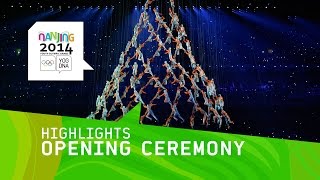 Opening Ceremony  Highlights  Nanjing 2014 Youth Olympic Games [upl. by Adolph165]