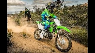 Riding in the bush in Moama on my KLX 110 [upl. by Mcleroy]