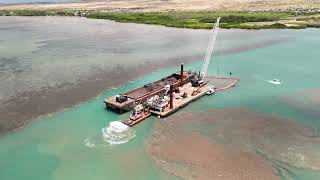 Harbor Dredging At The Wharf [upl. by Dadirac]