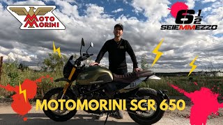 MOTO MORINI SCR 650  PRUEBA AL DETALLE AsfaltoTierra Y OPINIÓN [upl. by Bethel]