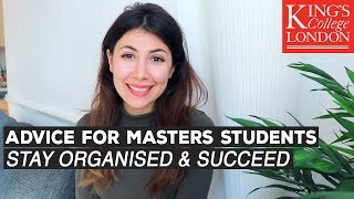 Advice for Masters Students  Succeeding in Graduate Studies  Atousa [upl. by Eceertal316]