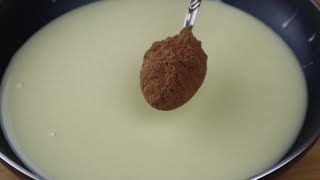 Mix cocoa powder and condensed milk for a great dessert recipe NOBAKE EASY 2INGREDIENT DESSERT [upl. by Horten488]