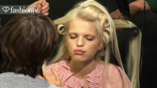 Hair amp Makeup  DampG Backstage ft Pat McGrath  Milan Fashion Week Spring 2012 MFW  FashionTV  FTV [upl. by Greenburg290]