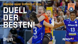 Der SUPERCUP eröffnet die Saison  🔥1 Volleyball Bundesliga Frauen [upl. by Twedy]