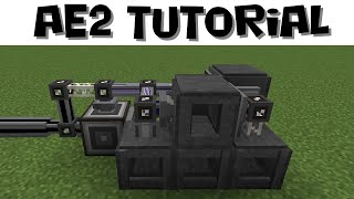 Super Compact Inscriber Processor AutoCrafting Setup  Applied Energistics 2 Tutorial [upl. by Mechling]