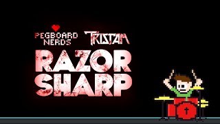 Pegboard Nerds amp Tristam  Razor Sharp Drum Cover  The8BitDrummer [upl. by Allenad]