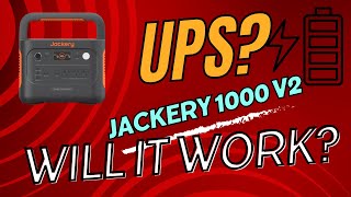 Jackery Explorer 1000 v2 as a UPS Let’s Find Out” [upl. by Tiphanie]