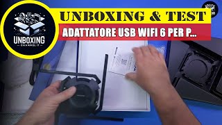 Adattatore USB WiFi 6 per PC desktop adattatore wireless USB WAVLINK con 4 antenne ad alto  AX5400 [upl. by Attirb]