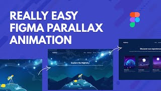 Really simple Parallax Animation Using Smart Animate Figma [upl. by Rehpotsrhc915]