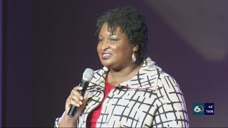 Stacey Abrams campaigns for Augusta District 1 Commissioner [upl. by Lonna]