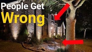 Landscape lighting  what most people get WRONG about landscape lighting [upl. by Ecurb]