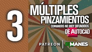 ⚡​ MULTIPLES PINZAMIENTOS  3 Comandos no muy difundidos de AutoCAD [upl. by Key]