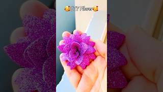 DIY Glitter Paper Flower Maaking diy art giftideas homedecor trendingshorts youtubeshorts [upl. by Mile]