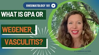 What is GPA or Wegener vasculitis [upl. by Adimra319]