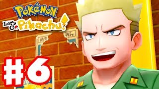 Pokemon Lets Go Pikachu and Eevee  Gameplay Walkthrough Part 6  Gym Leader Lt Surge [upl. by Reffotsirk211]