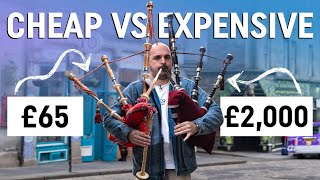 Cheap vs Expensive challenge Bagpipe edition – How bad are they [upl. by Stallworth]