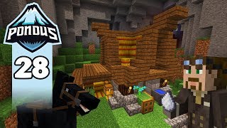 Pondus 28  BYGGERI MED GRIB  Dansk Minecraft [upl. by Llerrut]