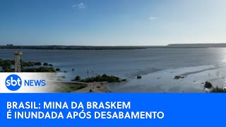 Brasil Mina da Braskem sofre inundação após desabamento  Jornal da Semana [upl. by Attenwad568]