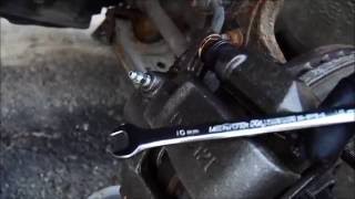 Chevrolet aveo caliper replacement [upl. by Aivila]