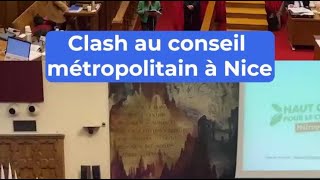 18 maires qui composent la Métropole NiceCôte dAzur quitte le conseil en pleine séance [upl. by Foy]