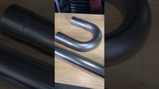 Building a Custom Exhaust Stainless vs Mild Steel Tubing exhaust customexhaust straightpipe [upl. by Ahseila]