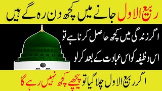 Rabi Ul Awal ki Khas Ibadat aor Khas Wazifa  Sundas World [upl. by Dolan]