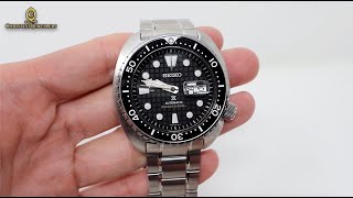 UNBOXING 2020 SEIKO PROSPEX KING TURTLE IN BLACK DIAL SRPE03K1 [upl. by Orgalim791]