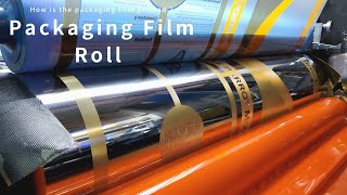 packaging film roll How is the packaging film printed  What is Rotogravure Printing [upl. by Coulter]