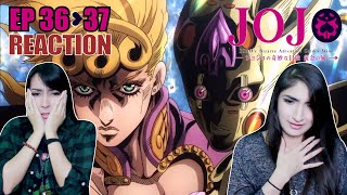 GOLD EXPERIENCE REQUIEM  JoJos Bizarre Adventure Golden Wind Episodes 3637 Reaction Highlights [upl. by Annohsal476]