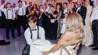 OUR WEDDING DANCES best garter toss ever [upl. by Clover]