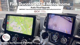 Fiat Ducato Motorhome Install GPS Navi CarPlay DNR992RVS caraudio fiatducato motorhome [upl. by Deck]