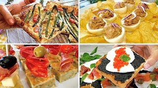 🎉😋CUATRO RECETAS de PICOTEO DELICIOSO PARA CENAS DE VERANO [upl. by Nolyak]