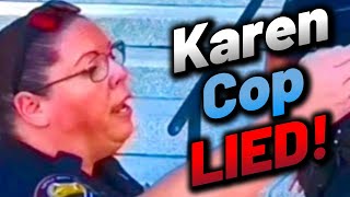 Karen Cop LIES to Violate a First Amendment Auditors Rights [upl. by Einre]