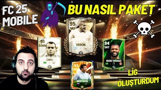 FC 25 MOBILE  EFSANE KARTLAR ÇIKARTTIK LİGİ OLUŞTURDUK [upl. by Ted863]