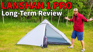 LANSHAN 1 PRO REVIEW  The Perfect Budget Ultralight Tent [upl. by Brass]