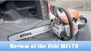 Stihl Ms170 Overall thoughts and Review [upl. by Auqenahs170]