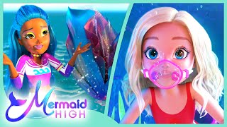 Mermaid Secret Hideout  Mermaid High  Cartoons for Kids [upl. by Nosirb]