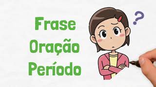 Frase oração e período [upl. by Aliuqaj862]