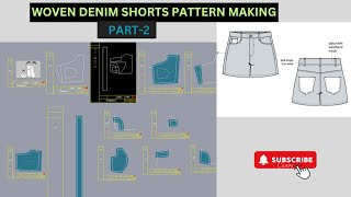 HOW TO MAKE WOVEN SHORTS PATTERN PART2 [upl. by Ititrefen125]