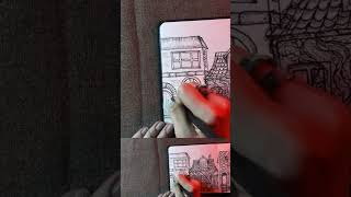 Part two of fineliner tutorial ✨🩷 drawing sketchbookart [upl. by Aicirtel]