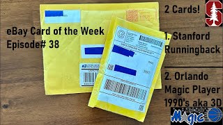 eBay 🏈 AUTO Card Pickups of the week Episode 38  Hints Stanford RB and an Orlando Magic Player 3D [upl. by Jaqitsch]