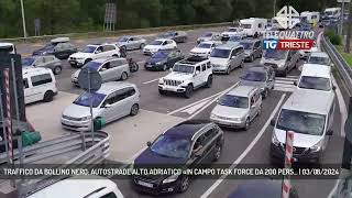 TRAFFICO DA BOLLINO NERO AUTOSTRADE ALTO ADRIATICO «IN CAMPO TASK FORCE DA 200 PERS  03082024 [upl. by Elorak]