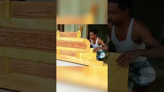 Wooden door making amp Setup instavideo wood woodendoordesign woodendoor wooddoordesign [upl. by Paulo72]