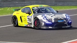 Porsche Cayman GT4 VLN at Red Bull Ring [upl. by Ehcrop]