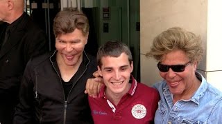 EXCLUSIVE The Bogdanoff brothers Igor and Grichka at RTL radio station in Paris [upl. by Azyl]