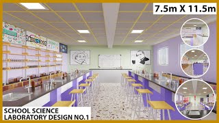 School Science Laboratory Design No1 75m X 115m [upl. by Stephanie945]