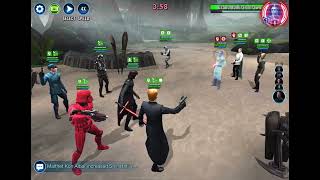 SWGOH Grand Arena First Order First Order Tie Pilot Omicron vs Empire Director Krennic Omicron [upl. by Delainey]